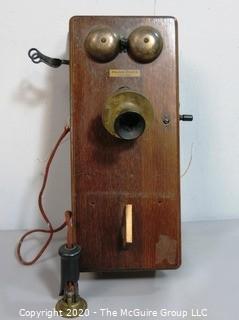 Antique Western Electric Hand Crank Wall Phone