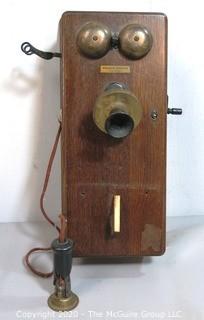 Antique Western Electric Hand Crank Wall Phone