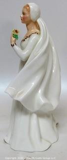 Vintage Royal Doulton Fine Porcelain Bride Figurine 