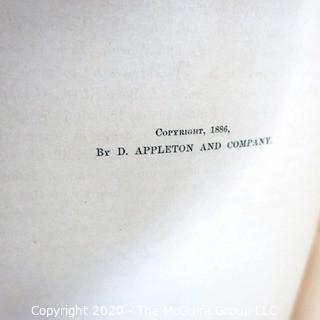 Set of Antique Leather Bound Books.  Includes Six Volume Set of Appletons' Cyclopedia of American Biography, 1886; and Popular History of the Ancient World and its Great Men by Carl Von Rotteck and Dr. William Zimmerman, 1878.