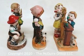 Group of (3) Made in Occupied Japan Fine Porcelain Figurines