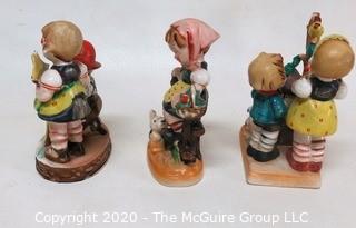 Group of (3) Made in Occupied Japan Fine Porcelain Figurines