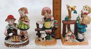 Group of (3) Made in Occupied Japan Fine Porcelain Figurines