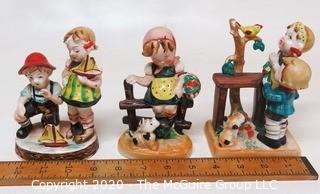 Group of (3) Made in Occupied Japan Fine Porcelain Figurines