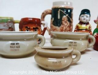 Group of Made in Occupied Japan Fine Porcelain Figurines and Souvenir Items. 