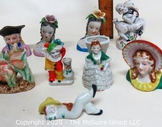 Group of Made in Occupied Japan Fine Porcelain Figurines & Vases 