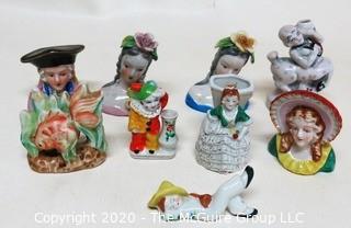 Group of Made in Occupied Japan Fine Porcelain Figurines & Vases 