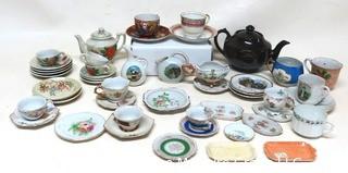 Group of Made in Occupied Japan Fine Porcelain Tea Set Items