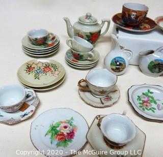 Group of Made in Occupied Japan Fine Porcelain Tea Set Items