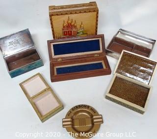 Decorative Boxes and Metal Promotional Astray