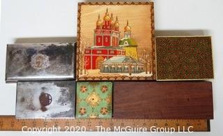 Decorative Boxes and Metal Promotional Astray