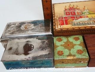 Decorative Boxes and Metal Promotional Astray