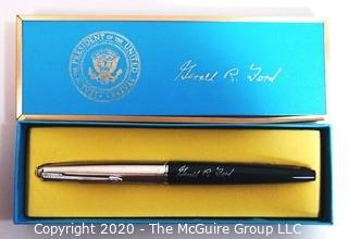 Gerald Ford White House Felt Tip Souvenir Signing Pen with Box - Political, U.S. Presidential Memorabilia