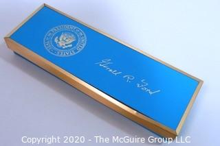 Gerald Ford White House Felt Tip Souvenir Signing Pen with Box - Political, U.S. Presidential Memorabilia