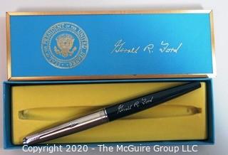 Gerald Ford White House Felt Tip Souvenir Signing Pen with Box - Political, U.S. Presidential Memorabilia