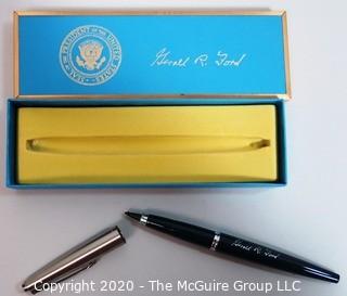 Gerald Ford White House Felt Tip Souvenir Signing Pen with Box - Political, U.S. Presidential Memorabilia