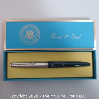 Gerald Ford White House Felt Tip Souvenir Signing Pen with Box - Political, U.S. Presidential Memorabilia