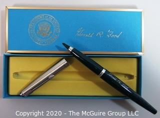 Gerald Ford White House Felt Tip Souvenir Signing Pen with Box - Political, U.S. Presidential Memorabilia