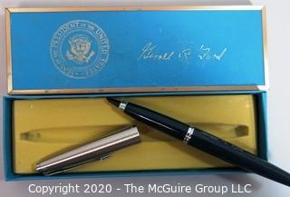 Gerald Ford White House Felt Tip Souvenir Signing Pen with Box - Political, U.S. Presidential Memorabilia