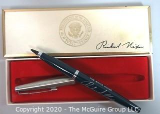 Richard Nixon White House Felt Tip Souvenir Signing Pen with Box - Political, U.S. Presidential Memorabilia