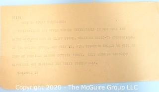 Working List of Those Seeking Press Credentials for 1964 World Series New York Yankees vs St Louis Cardinals. (Clifford Evans was in charge of assigning Press Credentials) Baseball Memorabilia 