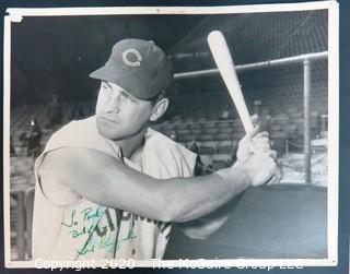 11 x 14" Original Black & White Signed photo of Ted Kluzinski of the Cincinnati Reds. Sports Baseball Memorabilia Autographs