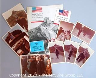 November 1975, President Ford's Trip to Pacific Basin: Includes Press Credentials of Clifford Evans, Events, Press and Personal Collection of Photos 