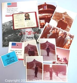 November 1975, President Ford's Trip to Pacific Basin: Includes Press Credentials of Clifford Evans, Events, Press and Personal Collection of Photos 