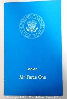 Assorted Nixon Ephemera including 1973 Official Inaugural Guide Book and Various Air Force One Collectibles. Memorabilia Political U.S. Presidential.