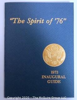 Assorted Nixon Ephemera including 1973 Official Inaugural Guide Book and Various Air Force One Collectibles. Memorabilia Political U.S. Presidential.