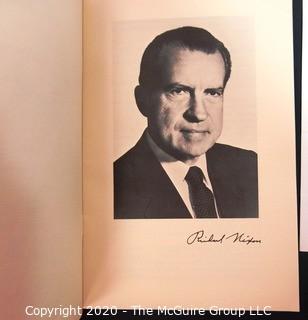 Nixon All Time Baseball All Star Team. 
In response to a WH press conference question from Clifford Evans, Nixon compiled and published his all-time baseball all-star team.  Includes Signed Correspondence from the President to Clifford Evans and Cassette Tape Recording of His Interview with the President. {Full story recounted in ESPN hyperlink below} 
Baseball and US Presidential Memorabilia 