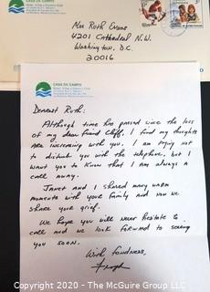 20 year correspondence between Floyd & Janet Patterson with Clifford Evans. Floyd was the two-time heavyweight boxing world champion, signed - Sports Memorabilia   