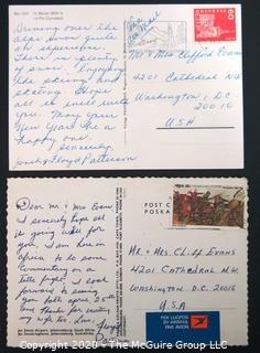 20 year correspondence between Floyd & Janet Patterson with Clifford Evans. Floyd was the two-time heavyweight boxing world champion, signed - Sports Memorabilia   