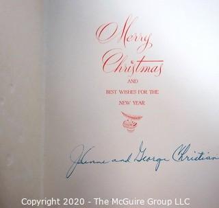 Collection of Signed Greeting Cards.  Includes Valentine Card Signed by President Jimmy & Rosalyn Carter.