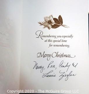 Collection of Signed Greeting Cards.  Includes Valentine Card Signed by President Jimmy & Rosalyn Carter.