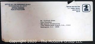 Collection of Presidential Correspondence from "Cap" Weinberger, Ed Meese III and James Brady.  US Presidential Political Memorabilia
