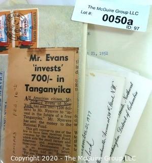 Collection of ephemera including official U.S. government invitations.  Political Memorabilia.