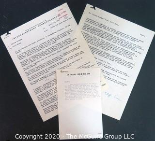 Early Broadcast Journalist Clifford Evans' proposal to NBC executive Julian Goodman in 1960 to produce a documentary on Dr. Lee Szilard, an important figure in the U.S. development of the Atom Bomb.  His request was declined.  