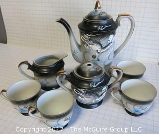 Coffee Set (note damage to sugar top)