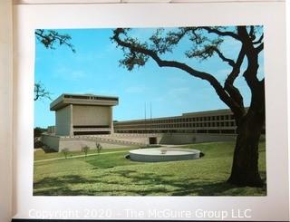 1971 Program for the Dedication of the Lyndon Baines Johnson Library in Austin Texas.