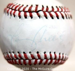 Vintage Signed Official League Baseball - Larry Sheets