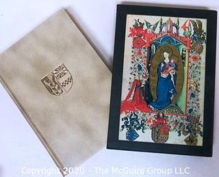 Three (3) Color Illustrated Books Including The Art of Illuminated Manuscripts, The Hours of Catherine of Cleves in Book Sleeve, and Flowers from Shakespeare's Garden