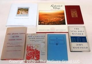 Group of 7 Hard Cover Books, One Signed by Author. 