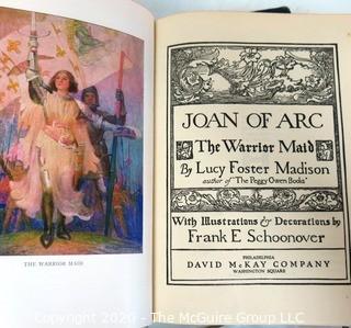 Four Antique Children's Books Including Joan of Arc, Spanish Dollars, The Boy Captive & Steps to Nowhere.