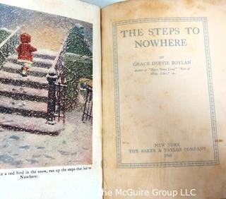 Four Antique Children's Books Including Joan of Arc, Spanish Dollars, The Boy Captive & Steps to Nowhere.