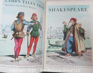 Three Vintage Illustrated Children's Books - Story of Siegfried, Pinocchio, Lamb's Tales from Shakespeare.