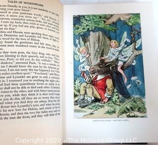 Three Vintage Illustrated Children's Books - Story of Siegfried, Pinocchio, Lamb's Tales from Shakespeare.