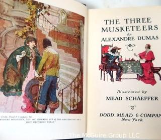 Four Vintage Illustrated Children's Books - Hans Brinker, Three Musketeers, Story of Siegfried  & Peter and the Princess.