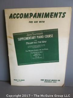 Collection of Sheet Music.  See all the photos