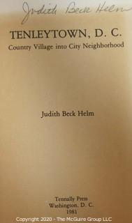 Group of Books about Washington DC. Includes My 30 Years Backstairs at the White House, Antique Guide to Washington DC, and Speed Typing Certificate 